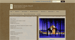 Desktop Screenshot of holyfamilywoodruff.org